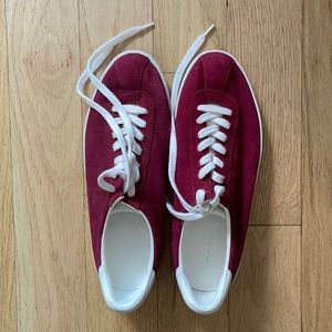 NWOT: Zara Sneakers - Size 39 | Maroon
